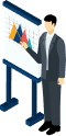 Illustration for global market analysis