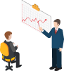 Illustration for stock market purchase training